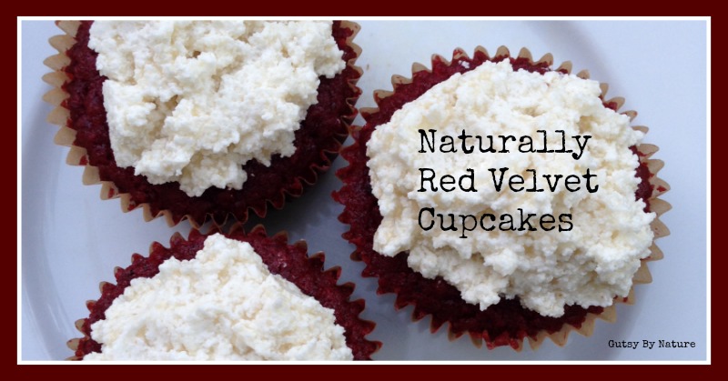 Naturally Red Velvet Cupcakes