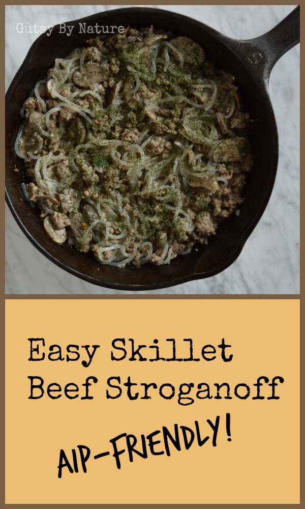 easy skillet beef stroganoff