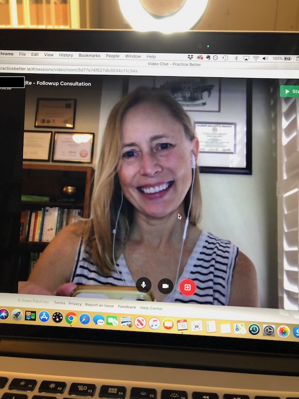 Seeing nutrition clients online