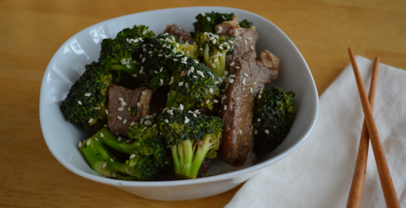 Grass Fed Beef & Ginger w/ Organic Pea, Bell Pepper & Broccoli