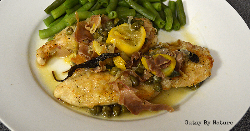 Turkey Cutlets With Prosciutto and Caper Sauce Recipe 