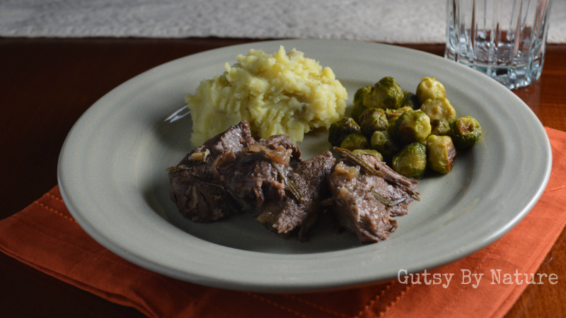 Braised Beef Chuck Roast With Garlic And Rosemary Instant Pot Gutsy By Nature 