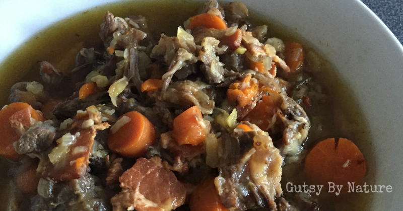 Garlic Rosemary Oxtail Stew Paleo AIP SCD