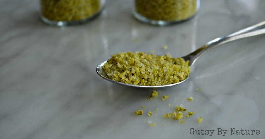 Garlic Scape Salt (LowFODMAP, AIP, SCD) Gutsy By Nature