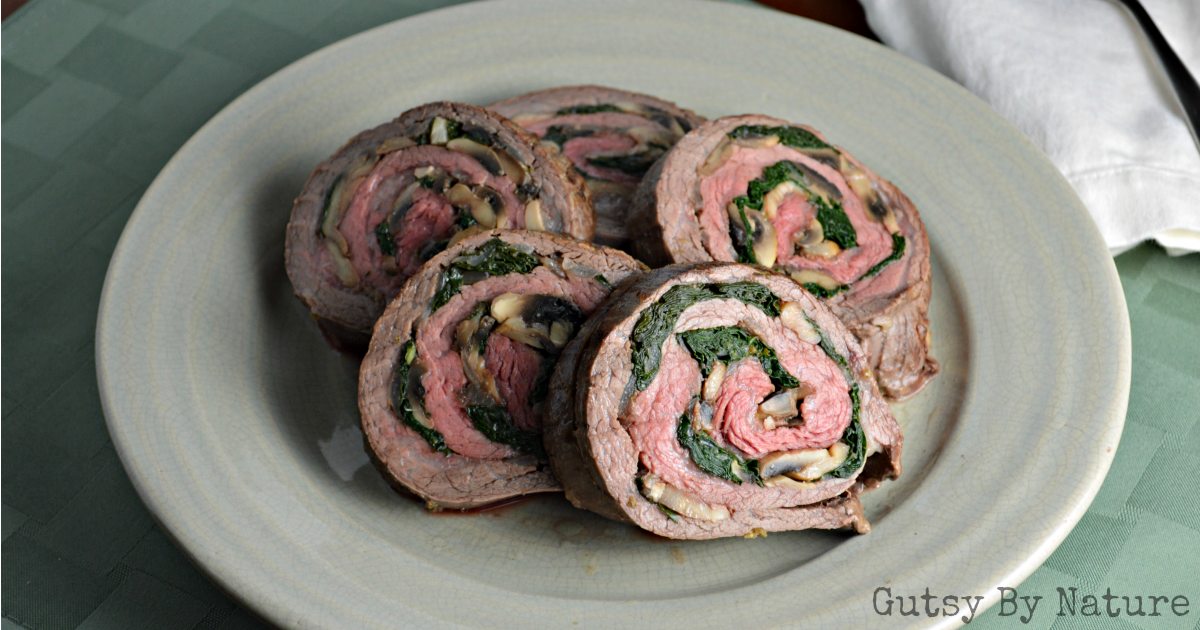 Rolled flank clearance steak