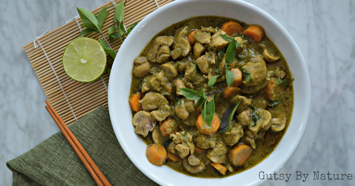 Mushroom thai green curry on sale