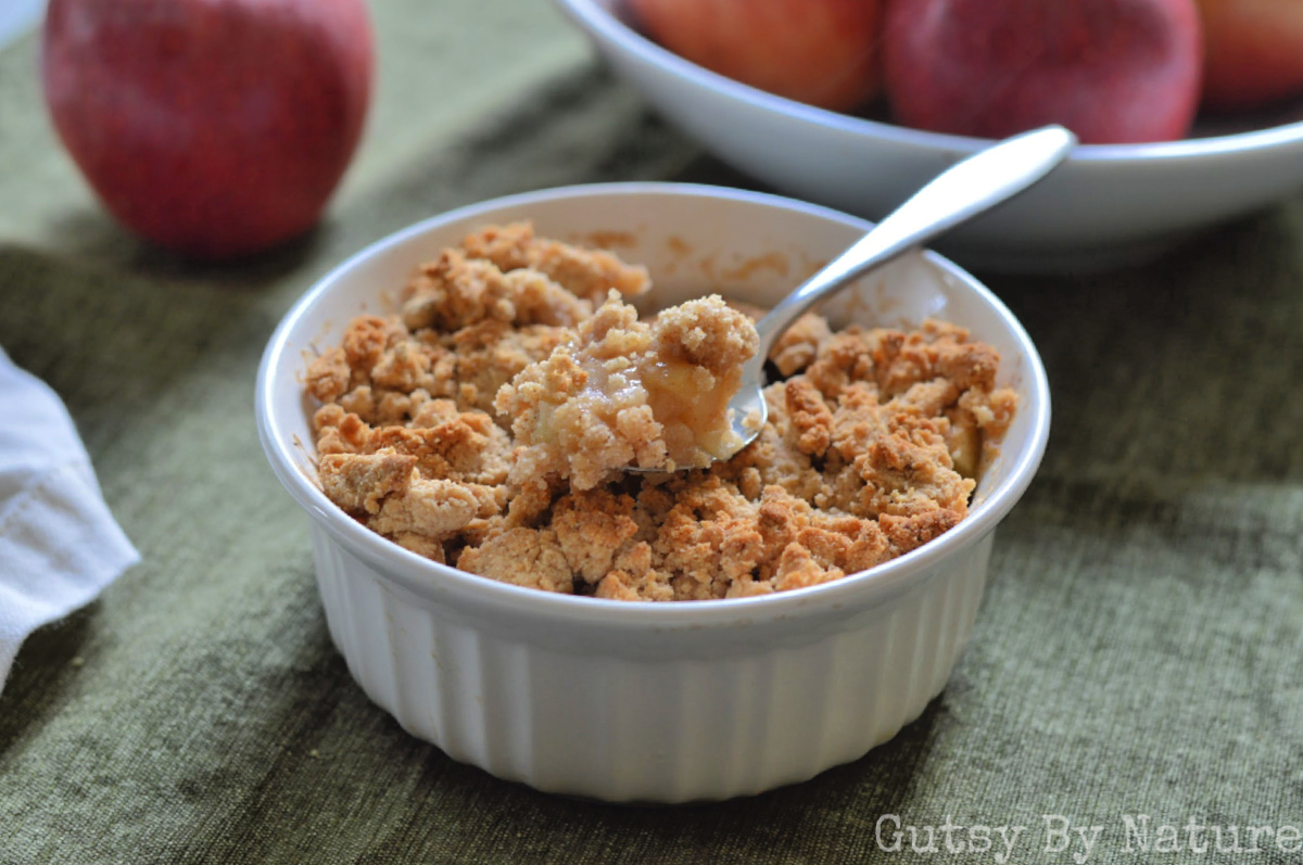 Apple Crumble for Two (AIP) - Gutsy By Nature