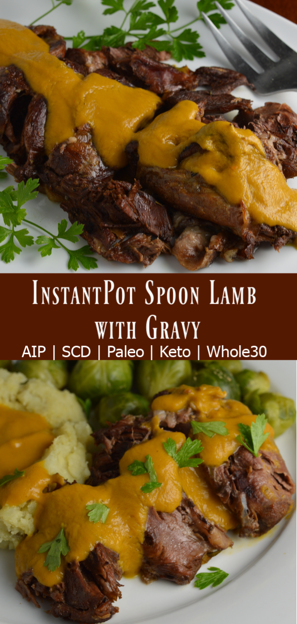 instant pot spoon lamb with gravy