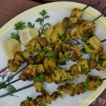 Mushroom and chicken kebabs aip