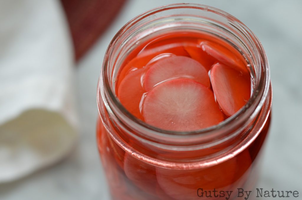 Pickled Radishes with Ginger and Garlic (AIP, SCD) Gutsy By Nature