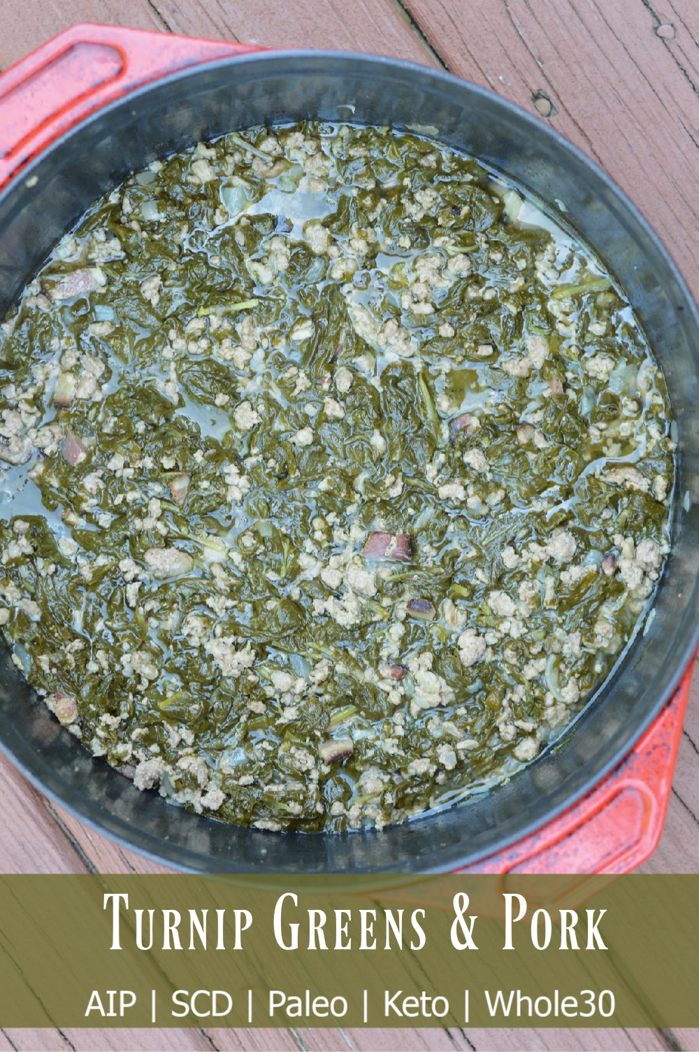 turnip greens with pork dutch oven