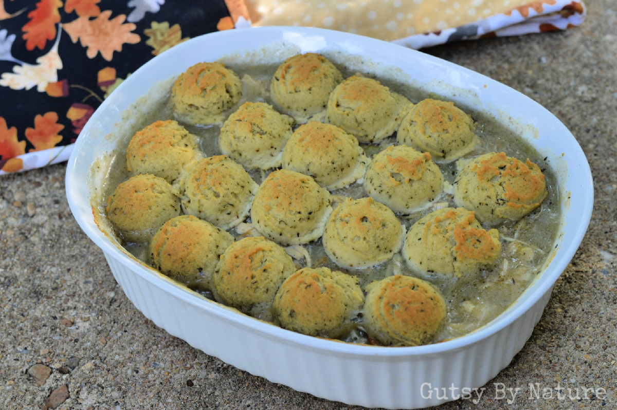 chicken and herb dumpling hot dish (AIP)