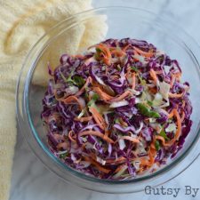 Purple Cabbage Citrus Coleslaw - Self Proclaimed Foodie