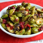 Roasted Brussels Sprouts with Cranberries (AIP, SCD)