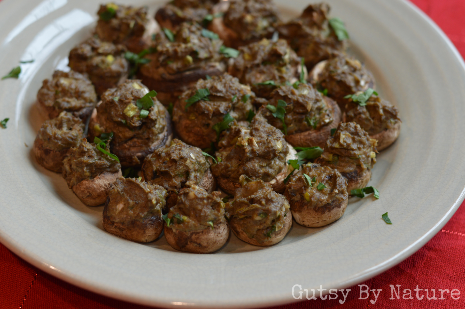 Seafood Stuffed Mushrooms (AIP, SCD) - Gutsy By Nature