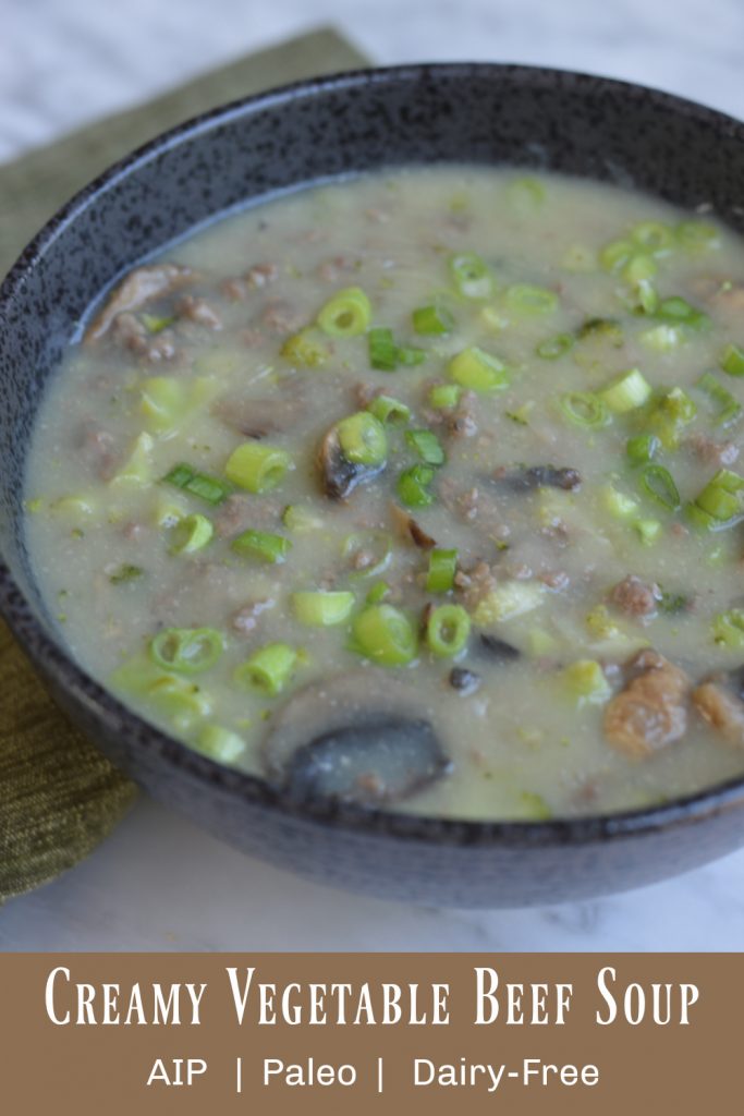Creamy Vegetable Beef Soup (AIP) Gutsy By Nature